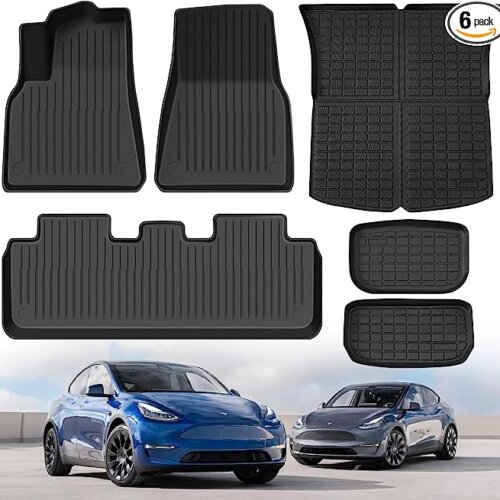 maysoo tesla floor mats for model y