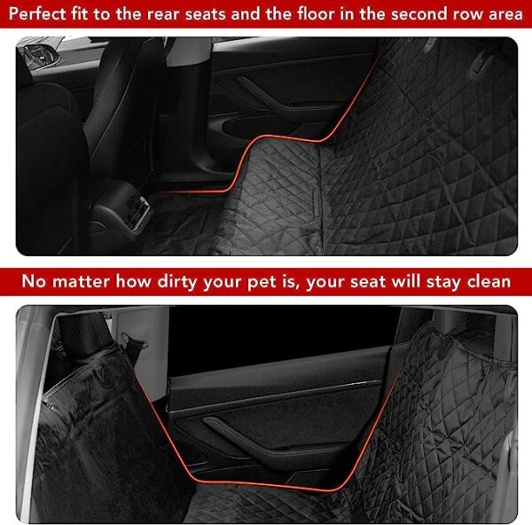 basenor tesla model 3/Y rear seat pet cover