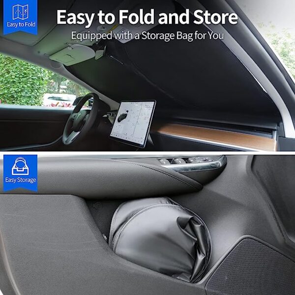 chirano tesla model Y/3 windshield sunshade