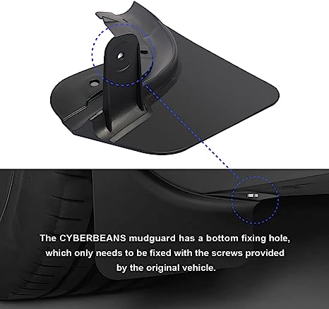 tesla model y mud flaps cyberbeans