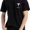 Tesla Shirts for Men and Women Short Sleeve Crew Neck Cotton T Shirts for Men- Tesla Logo Graphic Tees